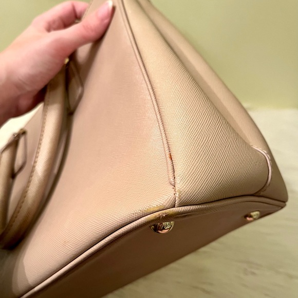 PRADA Cammeo Saffiano Lux Double Zip Medium Tote Bag - Picture 16 of 16